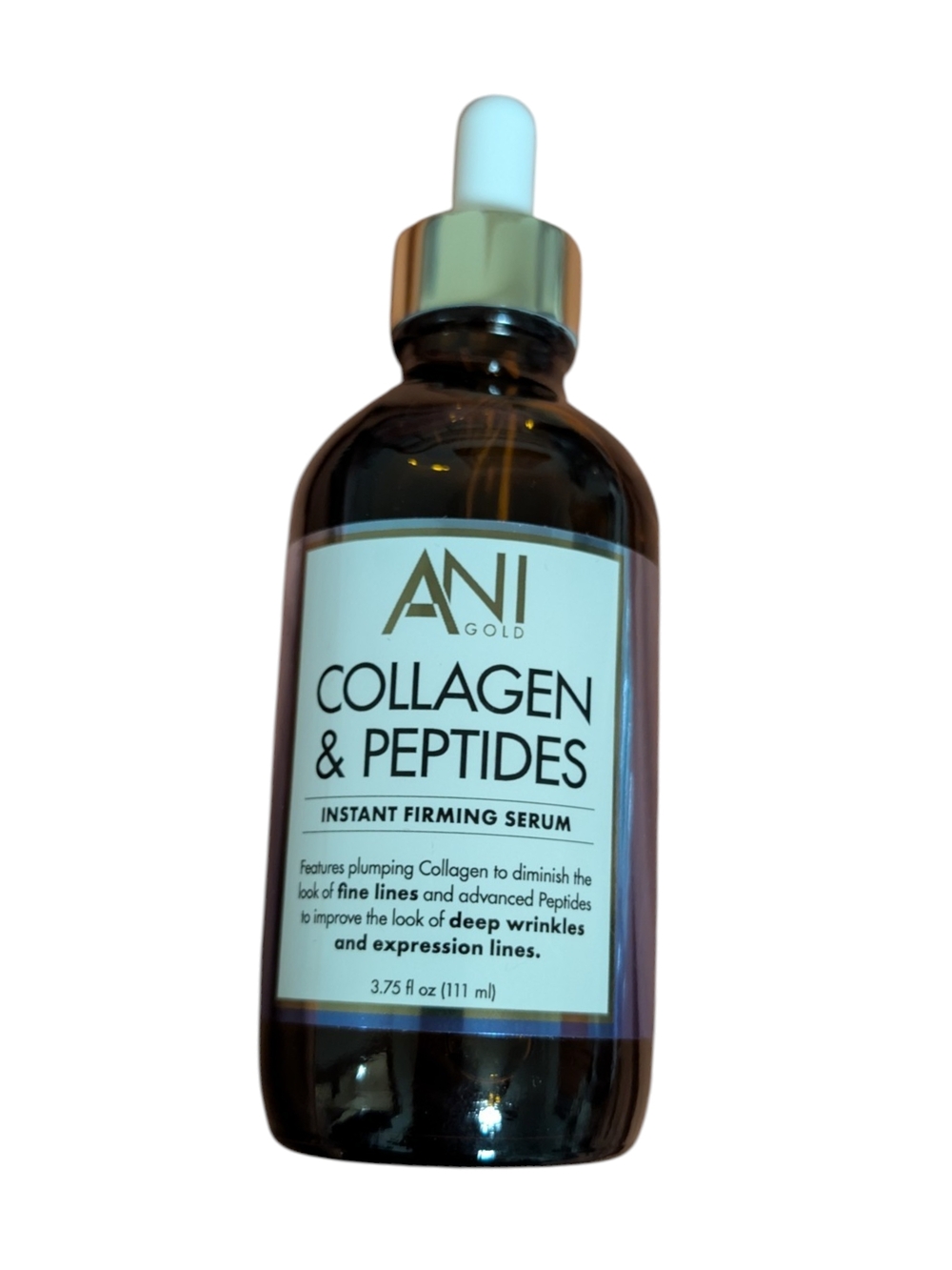 ANI Gold Collagen & Peptides Instant Firming Serum 3.75 Floz